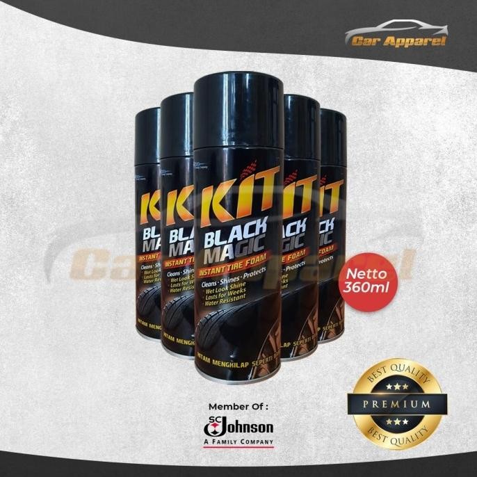 

TERSEDIA KIT BLACK MAGIC TIRE FOAM SEMIR BAN SPRAY 400ML