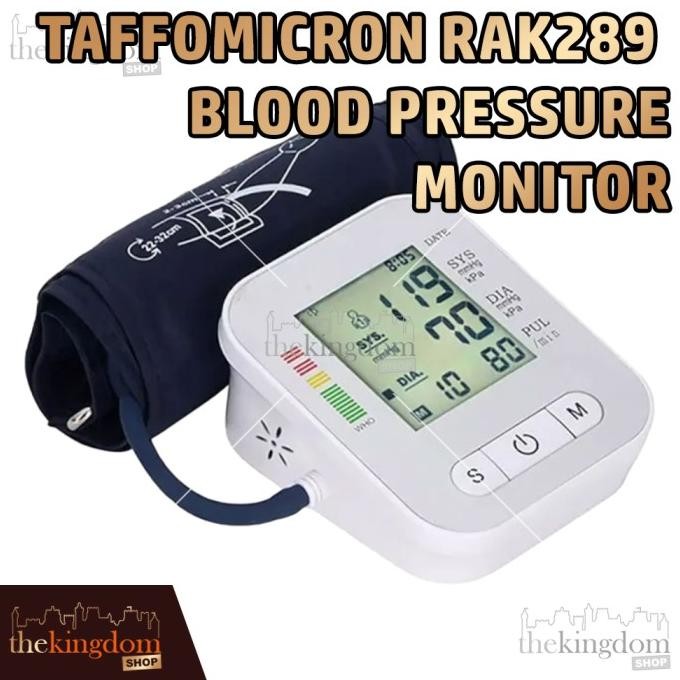 Taffomicron Rak289 Tensimeter Digital Blood Pressure Monitor Alat Ukur Tekanan Darah Tensi Bpm Taff 