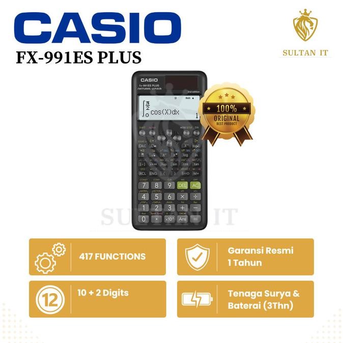 

TERLARIS - KALKULATOR SCIENTIFIC CASIO FX 991ES PLUS ORI
