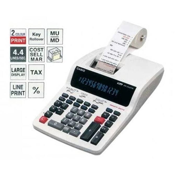 

BEBAS ONGKIR - KALKULATOR CALCULATOR CALKULATOR KALCULATOR PRINT CASIO DR240TM DR 240