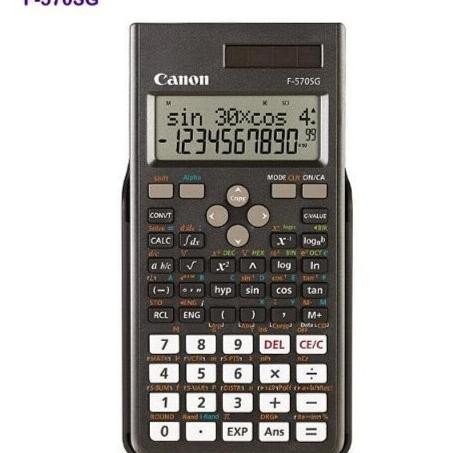 

BEBAS ONGKIR - KALKULATOR CANON SCIENTIFIC CALCULATOR F-570SG