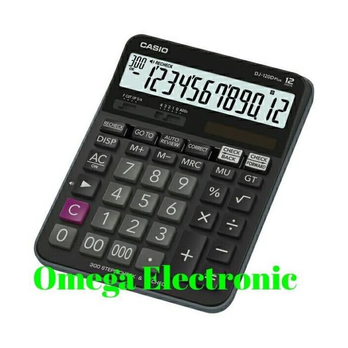 

BEBAS ONGKIR - Casio Calculator DJ 120D Plus - Check & Correct Kalkulator Desktop