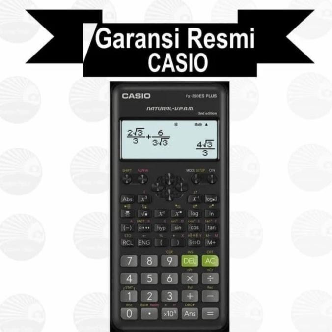 

TERLARIS - Kalkulator Scientific CASIO FX 350 ES PLUS / Calculator Scientific CASIO FX-350 ES PLUS