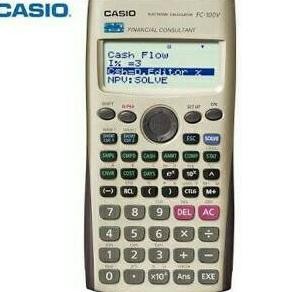 

CASIO FC -100V, FINANCIAL CONSULTANT CALCULATOR