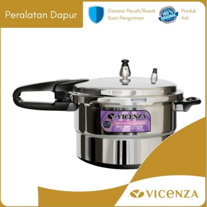 TERBARU Vicenza Panci Presto / Pressure Cooker V324 - 8 Liter