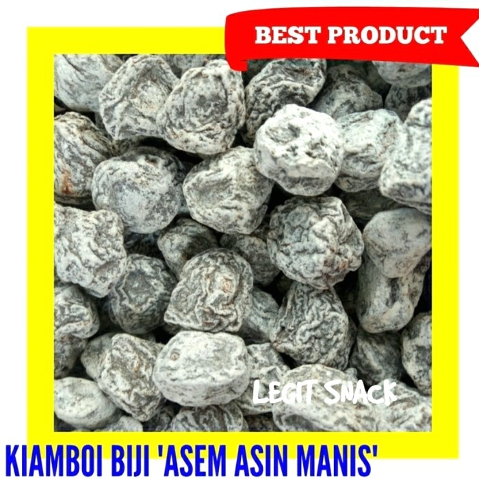 

KIAMBOI BIJI ASEM ASIN MANIS / WHITE PRUNE / ASINAN KIAMBOI PUTIH PLUM GROSIR