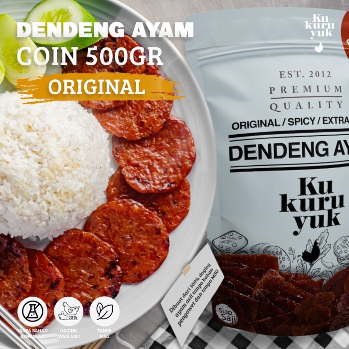 

[PREMIUM COIN] Rasa /Honey - 500 Gram - Dendeng Ayam Kukuruyuk TERLENGKAP