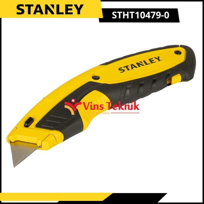 

Cutter Retractable Blade Utility Knife STANLEY STHT10479-0 Pisau Cuter EKSLUSIF Kode 1142