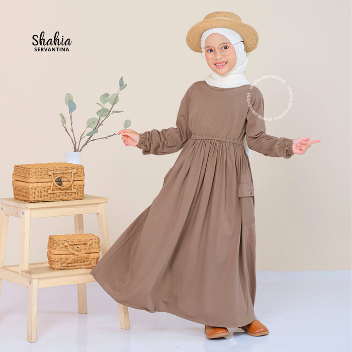TERBATAS Shahia Servantina - Laiqa Dress Gamis Anak Perempuan