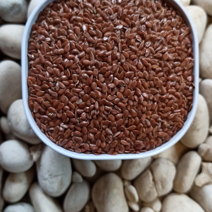 

FREE ONGKIR Brown flaxseed / biji flax coklat 500 gram / flax seed/ biji rami Kode 576