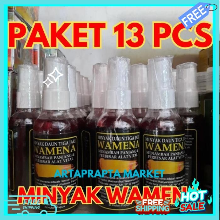 ARTAPRAPTA MARKET MINYAK WAMENA DAUN 3 JARI BUNGKUS 13 BOTOL TERMURAH 