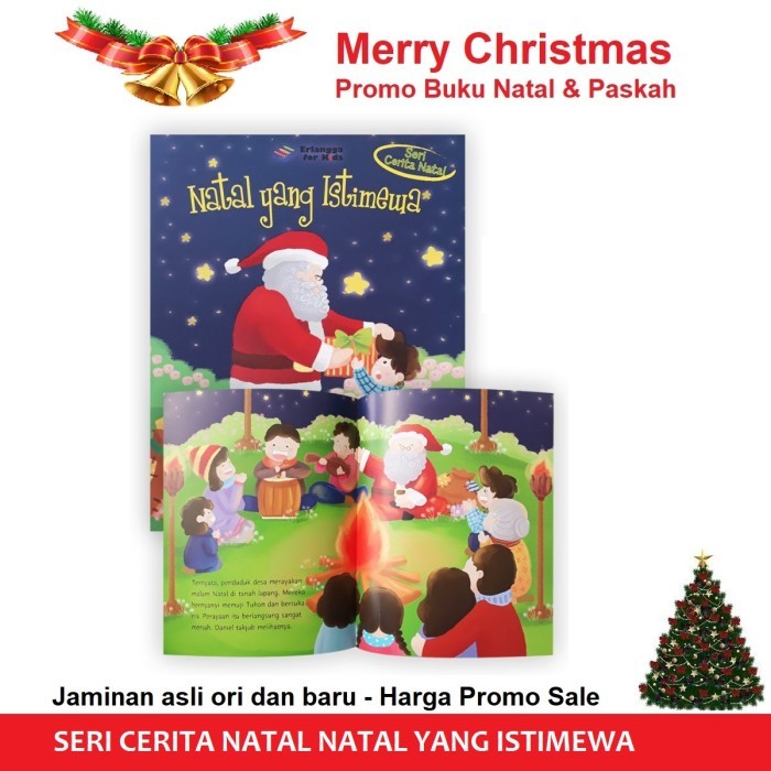

TERLARIS! Buku Cerita Hadiah NATAL YANG ISTIMEWA Read A Story Erlangga For Kids