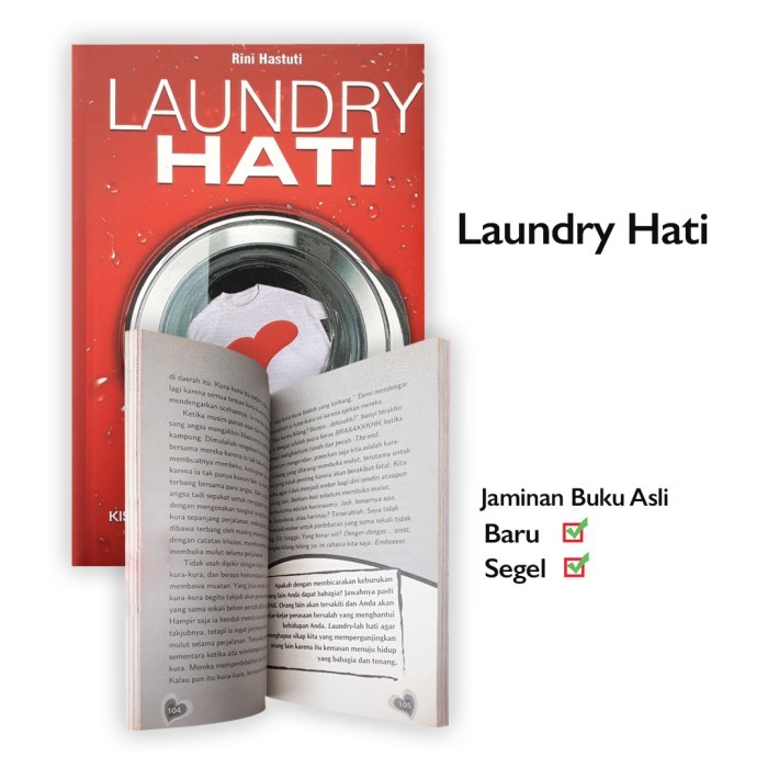 

Buku LAUNDRY HATI Kisah Inspiratif Pembersih Kalbu Rini Hastuti