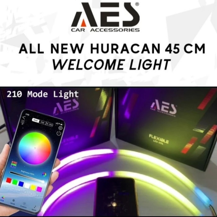 TERBARU LAMPU LED ALIS MOBIl RGB TERBAIK CONTROL APP ANDROID HP DRL AES RGB
