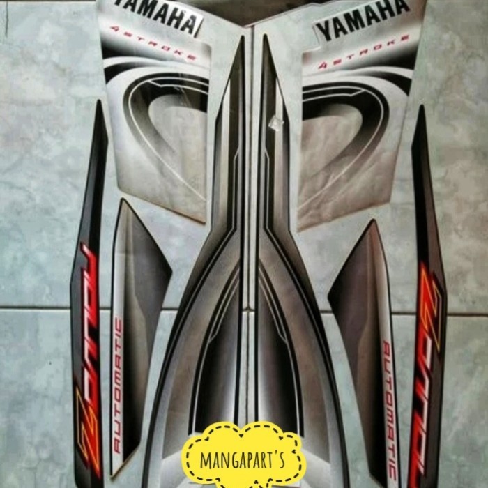 Striping Nouvo z Silver 2006 Stiker Nouvo Z List Body nouvo z Silver