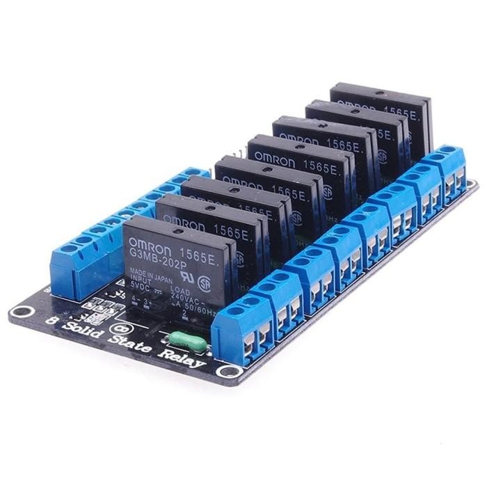 relay Omron 8 Channel Solid State Relay SSR Module Import Premium