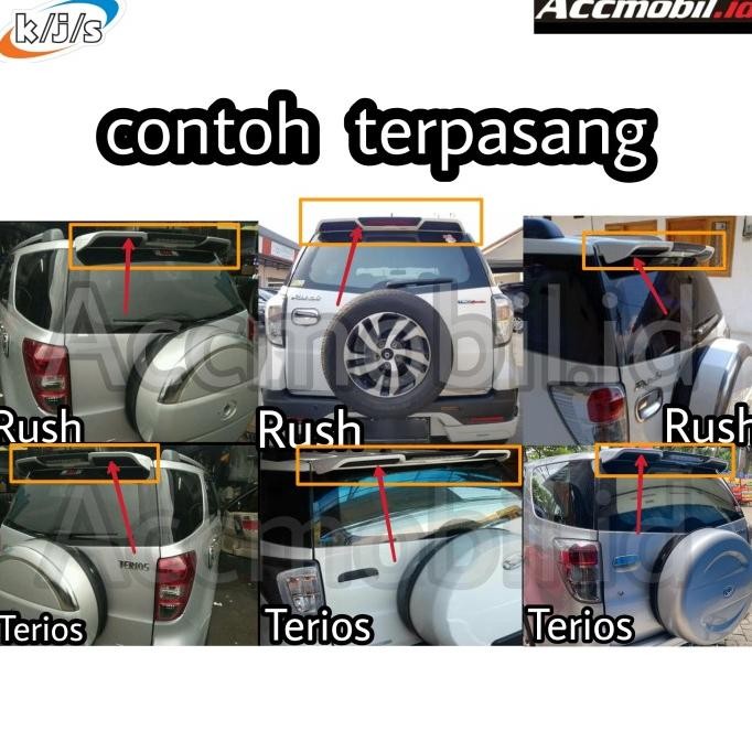 Spoiler Toyota Rush Daihatsu Terios Model Trd Sportivo Dengan Lampu