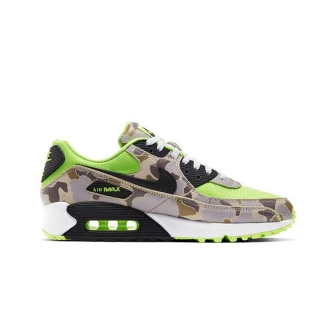Jual Sepatu Wanita Nike Air Max 90 Green Camo - Cw4039300