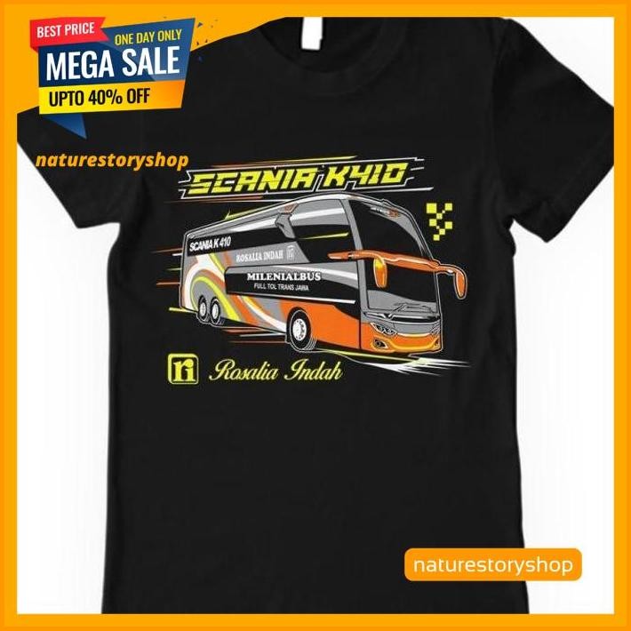 KAOS BAJU BUSMANIA ROSALIA INDAH ANAK DEWASA BUS BIS MANIA   BISMANIA   BEST DEAL 