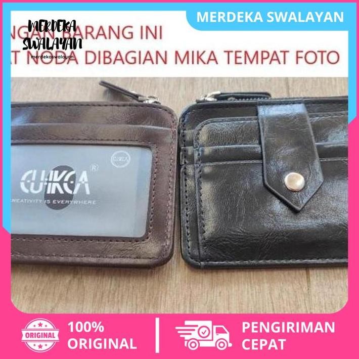 

SALE DEFECT DOMPET KARTU PRIA WANITA KULIT DENGAN RESLETING BIG SALE BY MERDEKA SWALAYAN !!!