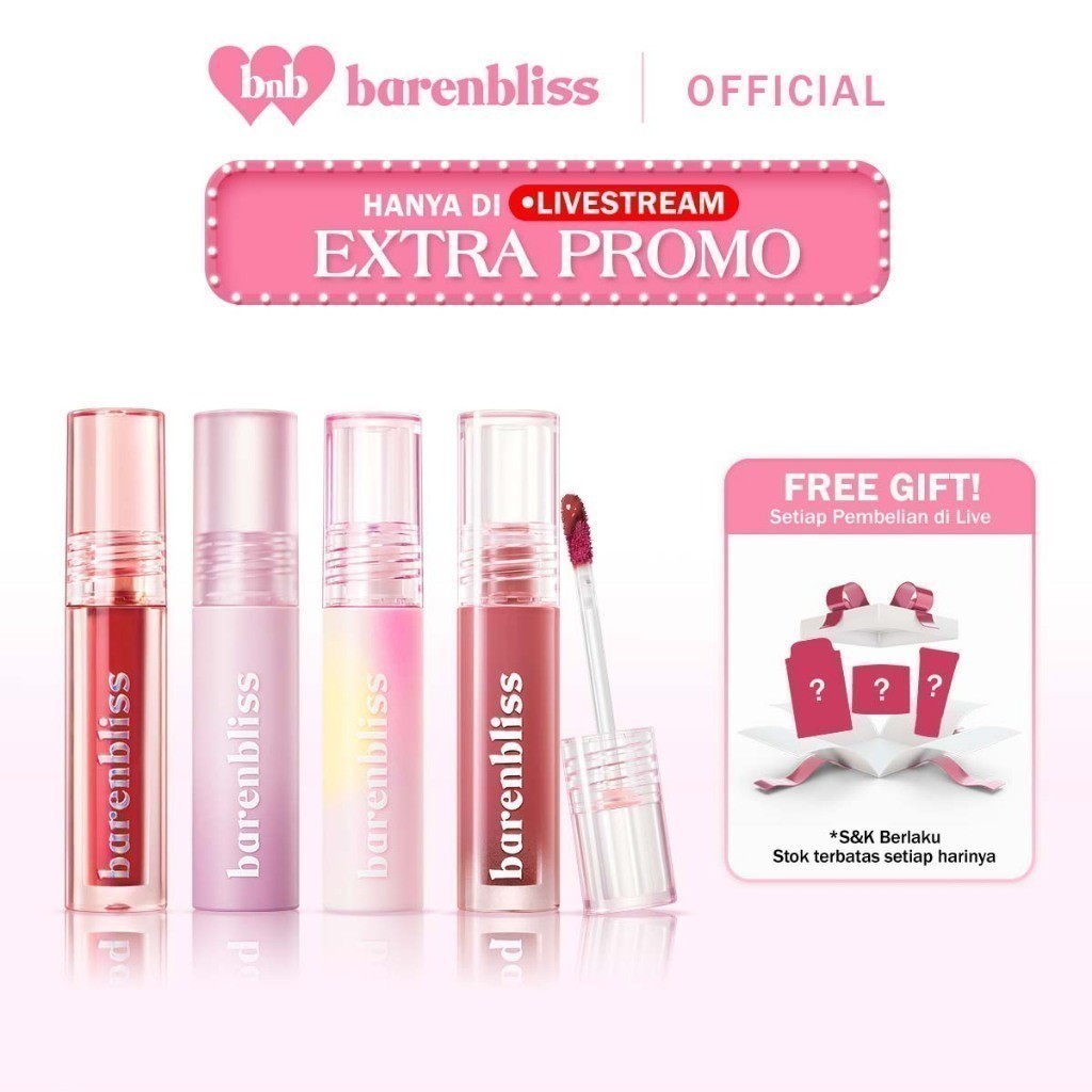 [SPECIAL LIVE] BNB barenbliss Best Selling Gorgeous Lips   Lip Tint/Lip Velvet/Matte Tint/Mousse Tin