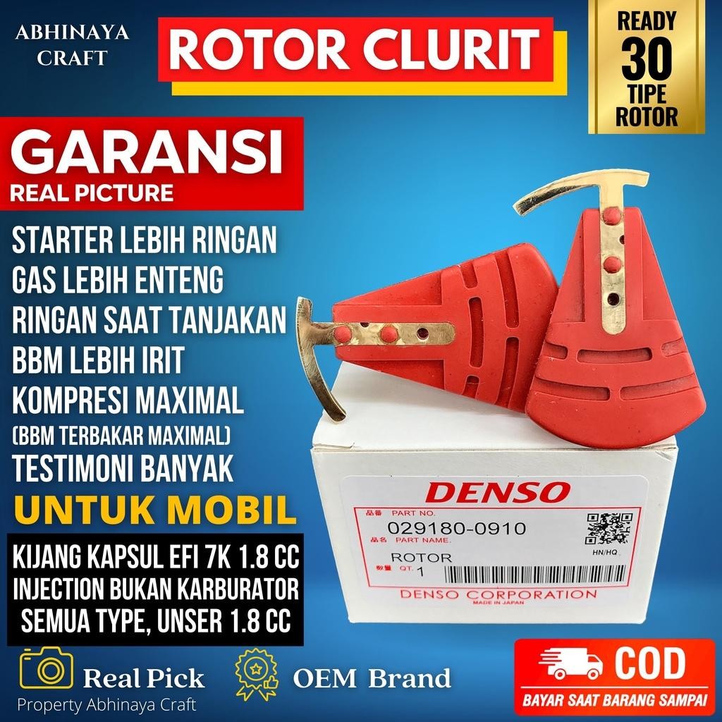 Rotor Denso Clurit Pacul Celurit Kijang Kapsul Efi 1.8 Krista Lgx Lx Sx Sxx Lsx Sgx Unser Injection