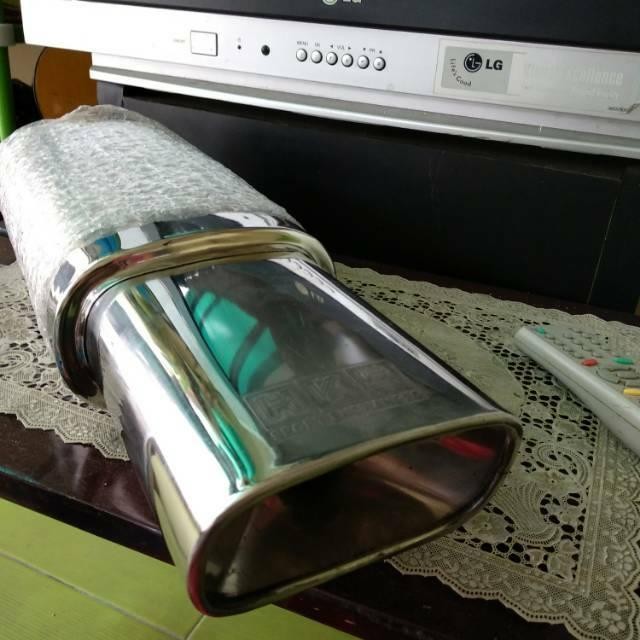 Knalpot Mobil Muffler Hks Turbo Kotak Panjang