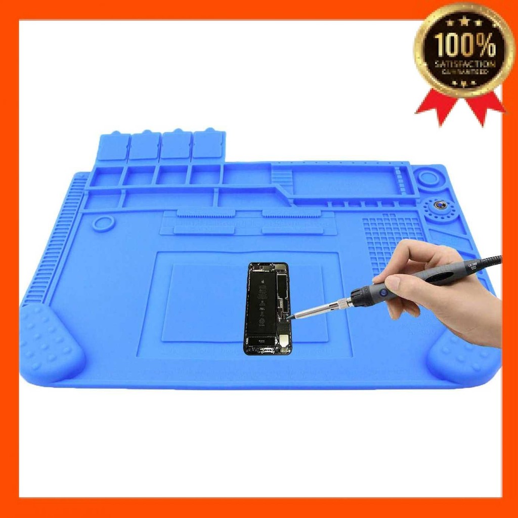 

new ESPL Alas Matras Solder Silikon Soldering Mat Heat Resistant Magnetic - A-500