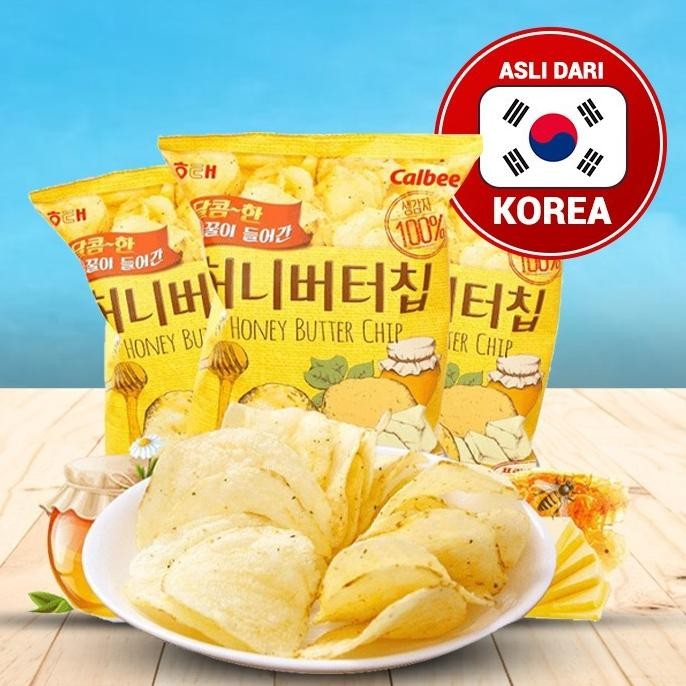 

READY STOCK HONEY BUTTER CHIP - KERIPIK KENTANG ASLI KOREA RASA MADU MENTEGA 60G !!!!!