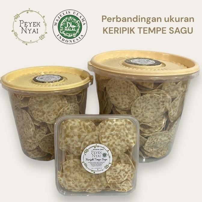 

READY STOCK PEYEK NYAI | KERIPIK TEMPE SAGU (JUMBO) !!!!!