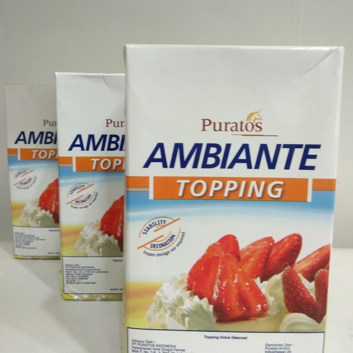 

BOOM SALE Whipping Cream AMBIANTE TOPPING Kode 586