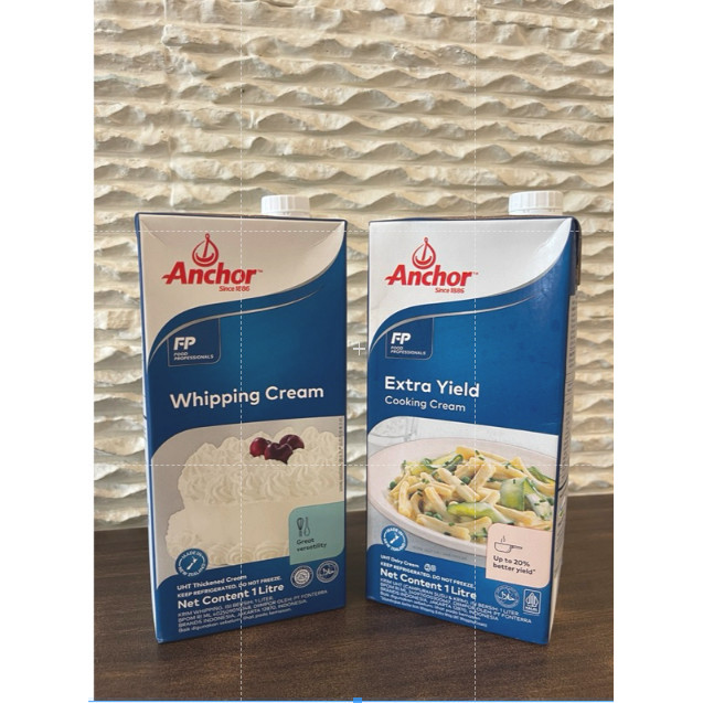 

TERJAMIN Anchor Whipping Cream 1lt Whiping Whipped Kode 754