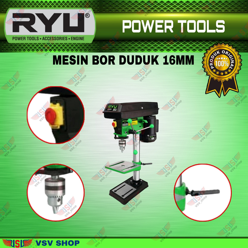 RYU Bor Duduk 16mm Bench Drill 16mm