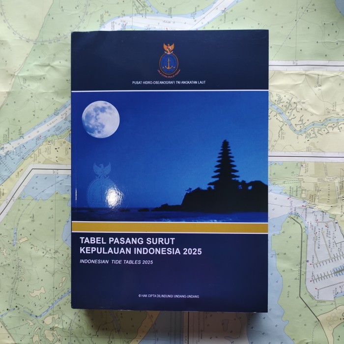 

PROMO! Buku PASUT 2025, Tabel Pasang Surut, Tabel Arus Pasang Surut, Almanak Nautika