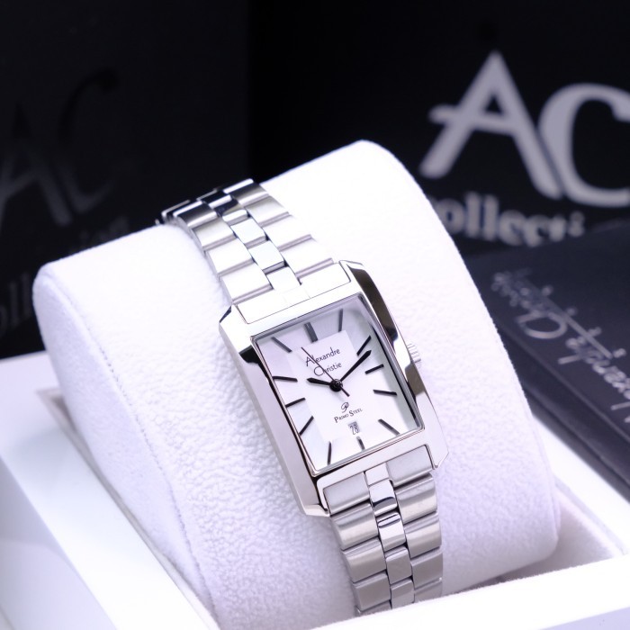 Alexandre Christie Ac 1019 Silver Wanita. Bergaransi