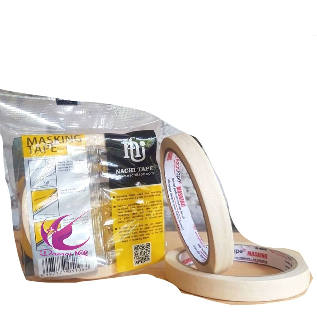 

Masking Tape NACHI / Isolasi Kertas 12mm 1/2 inch