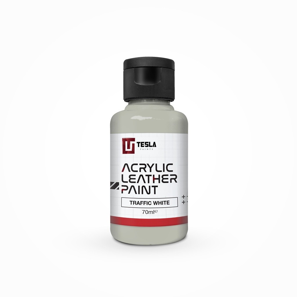 

ACRYLIC LEATHER PAINT - 70ML - TRAFFIC WHITE