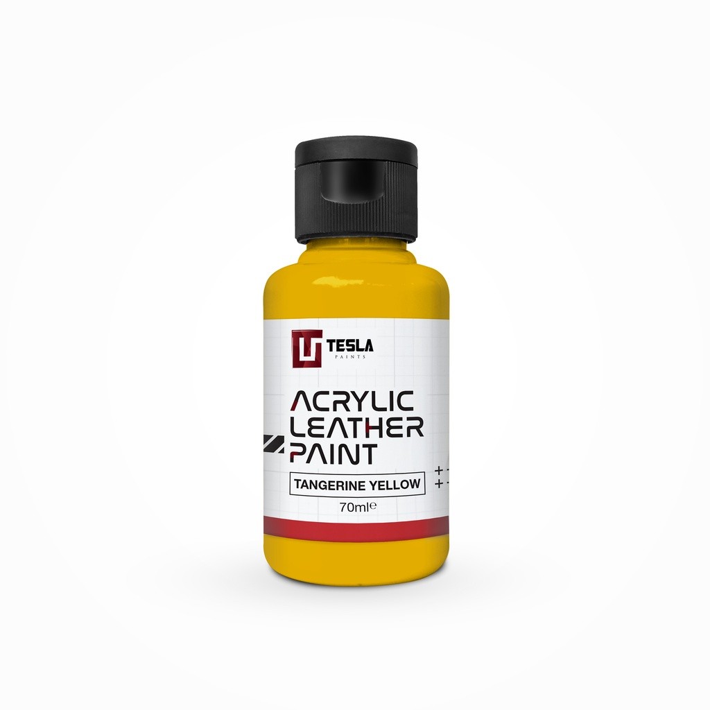 

ACRYLIC LEATHER PAINT - 70ML - TANGERINE YELLOW