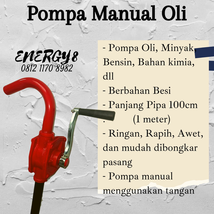 PROMO POMPA OLI MINYAK BENSIN MANUAL - POMPA MANUAL - POMPA OLI - MANUAL
