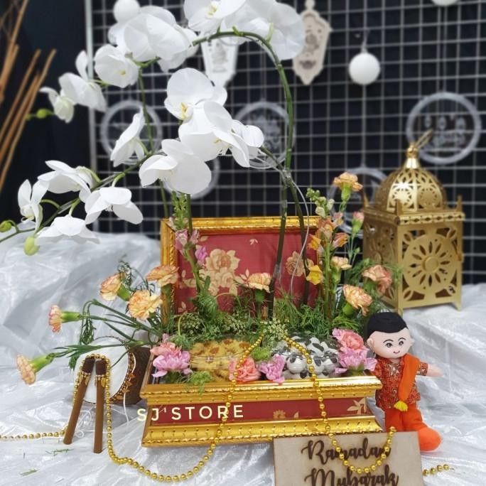 

Sale! Paket box hampers lebaran buket bunga kue kering