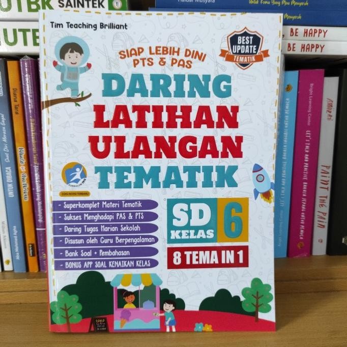 

BUKU SD KLAS 6: DARING LATIHAN ULANGAN TEMATIK :8 TEMA IN 1