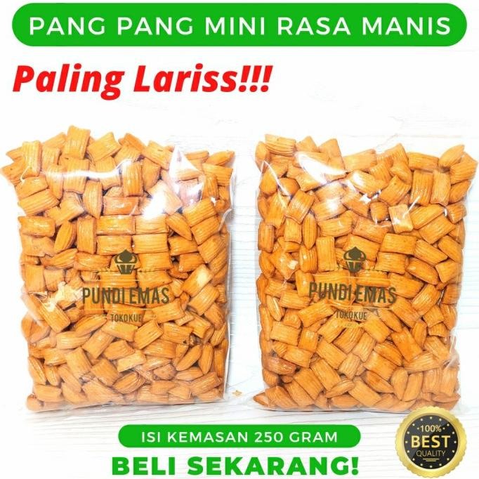 

NEW PRODUK SNACK PANG-PANG MANIS 1 KG KUE BANTAL MINI MANIS !!!!!