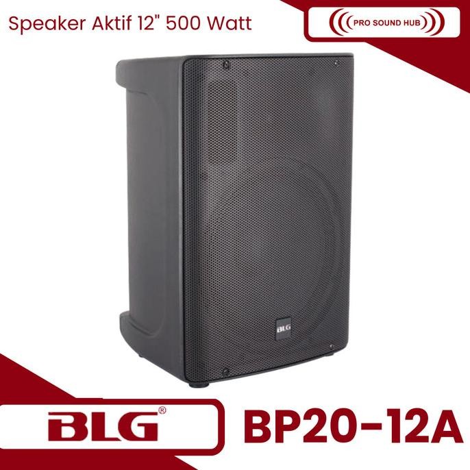 termurah blg bp20-12a active speaker aktif 12" 12 inch loudspeaker 500 watt floor monitor panggung s