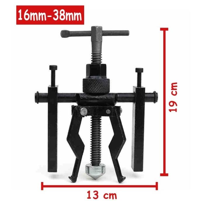

TREKER BEARING PULLER PILOT UKURAN 16-40MM GEAR EXTRACTOR 3 KAKI JAW SIAP KIRIM