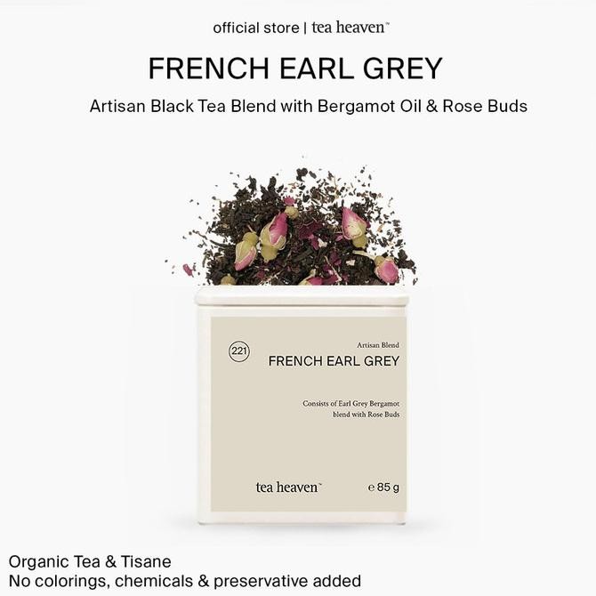 

FRENCH EARL GREY ROSE TEA PREMIUM TEH BERGAMOT MAWAR ARTISAN TEAHEAVEN SIAP KIRIM