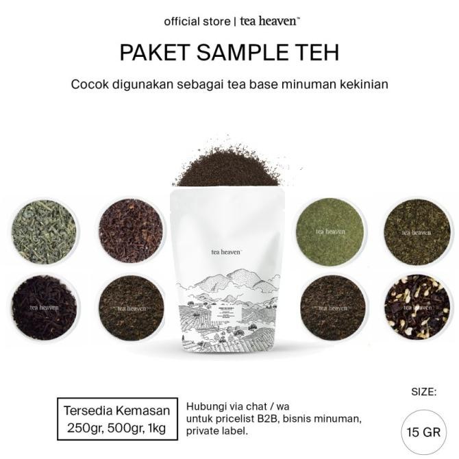 

ARTISAN TEA CAFE / SAMPLE PACK / TEA TASTING SIAP KIRIM