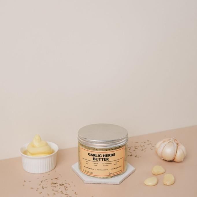 

Garlic Herbs Butter Spread 250Gr By Apron Kitchen Original Dan Terpercaya