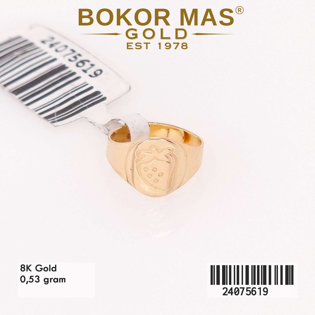 BokorMas Gold Cincin Anak Ongsrot Variasi Tanpa Permata Emas 8K 24075619