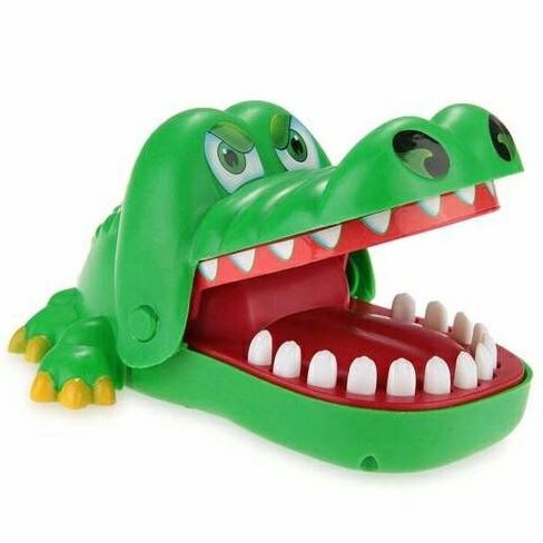 CROILE DENTIST TOYS / MAINAN GIGI TARING BUAYA SIAP KIRIM