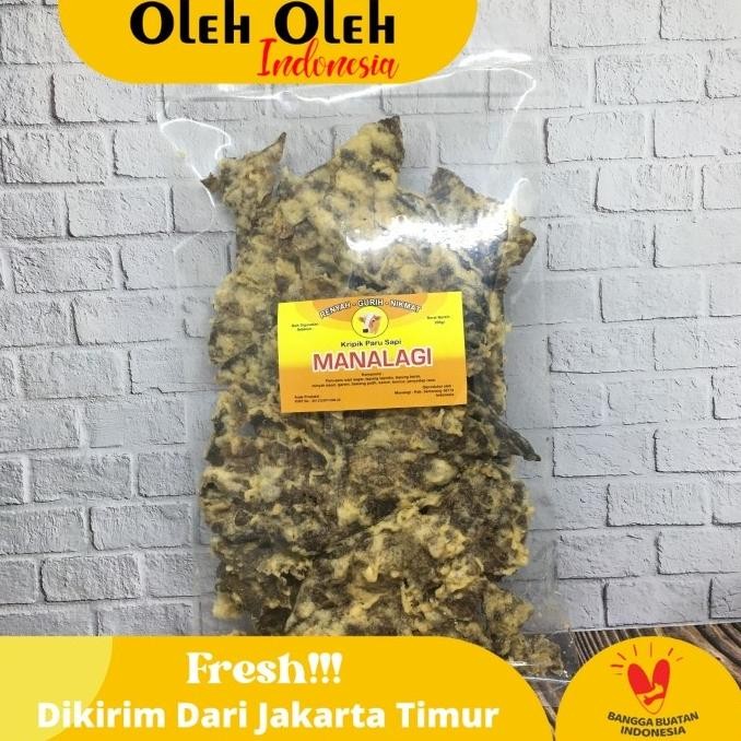 

NEW PRODUK KERIPIK PARU SAPI MANALAGI RENYAH GURIH NIKMAT KHAS OLEH2 SEMARANG !!!!!